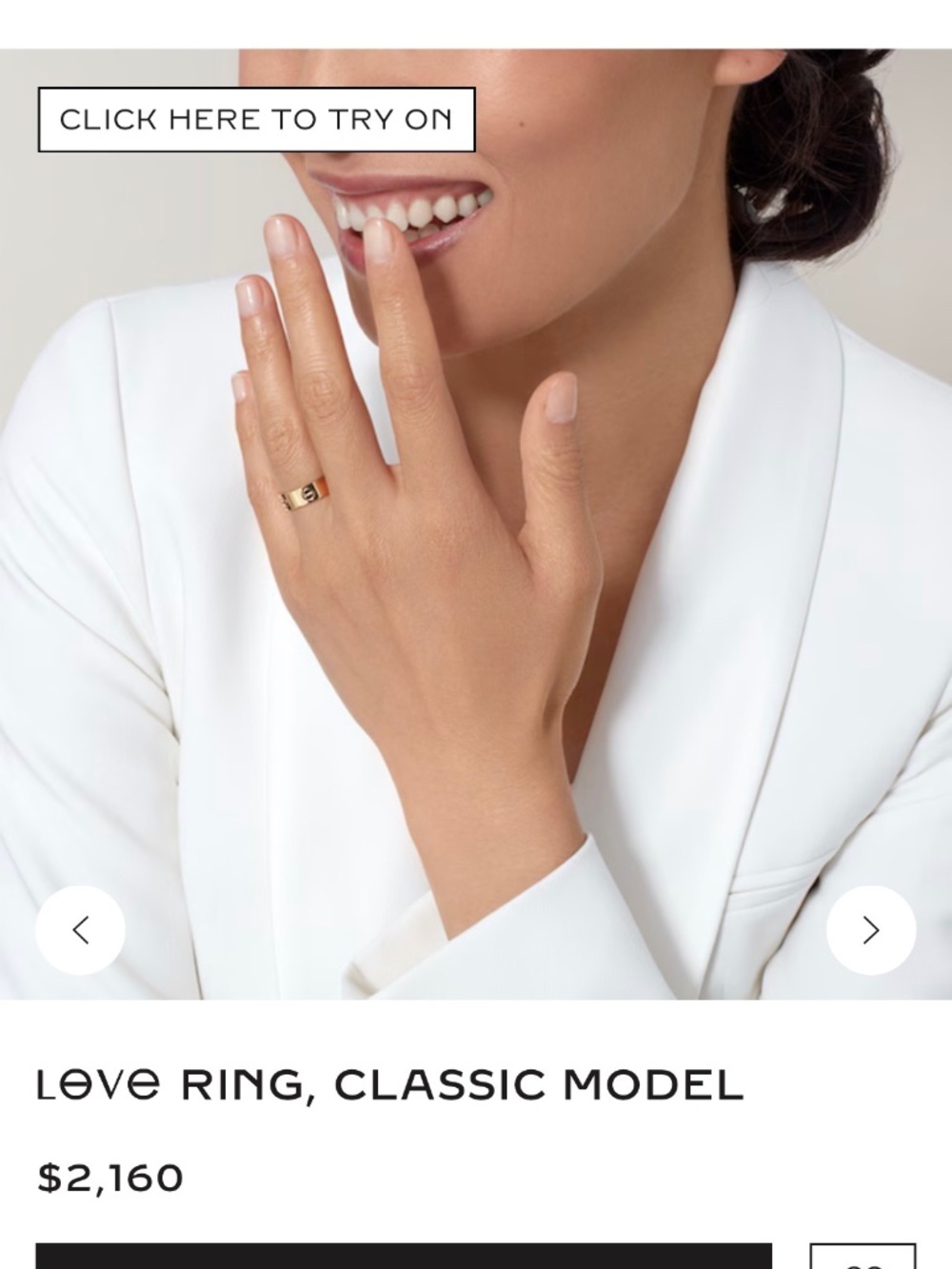 AUTHENTIC CARTIER LOVE RING - Picture 4 of 4